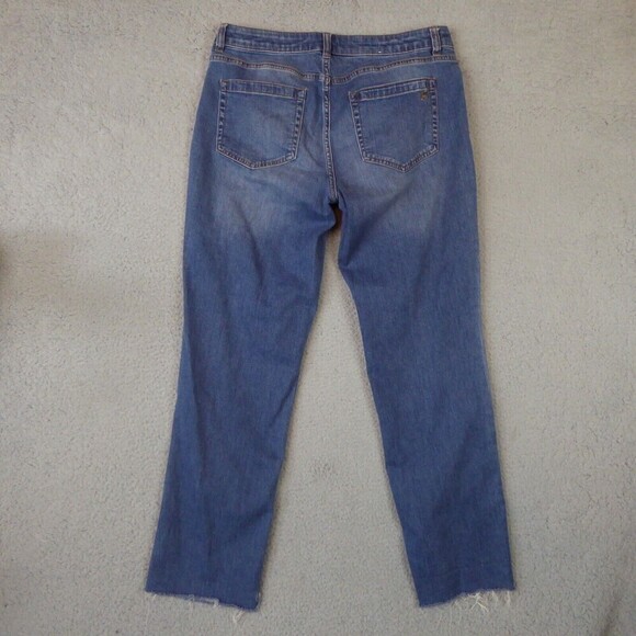 Two by Vince Camuto Jeans Womens 29/8 Medium Wash Blue Stretch Denim Ankle Jeans - Picture 4 of 12